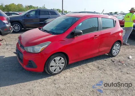 2016 Chevrolet Spark Ls Cvt из США, поврежденный, VIN KL8CB6SA8GC614604